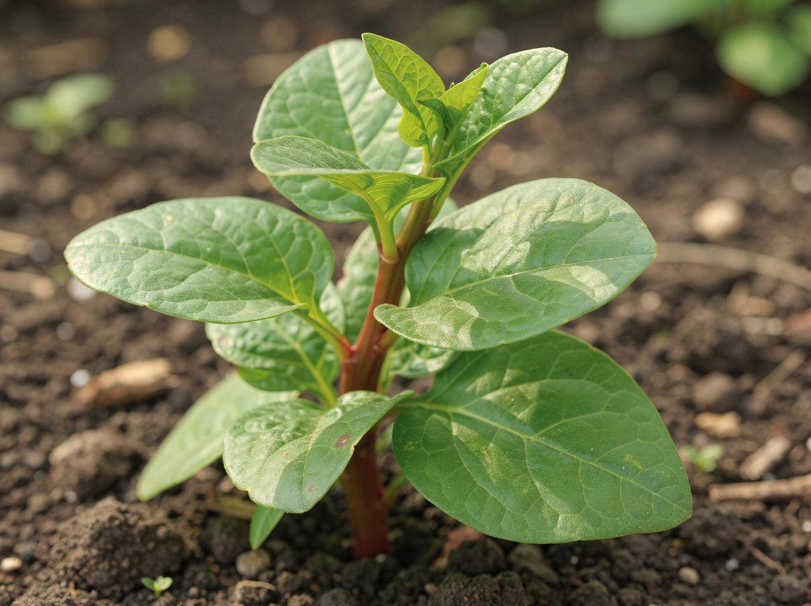 Malabar spinach — hero (AI-generated reference image)
