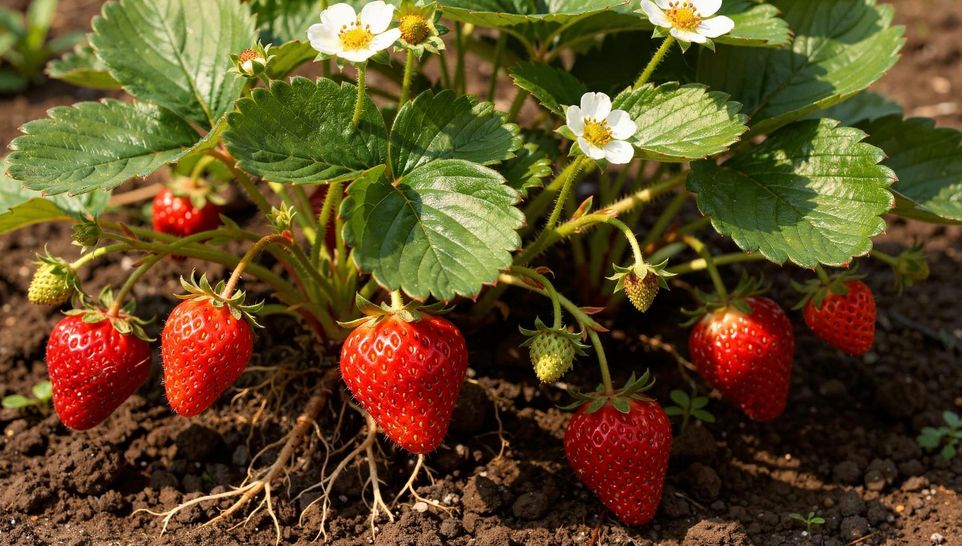 Strawberry — hero (AI-generated reference image)