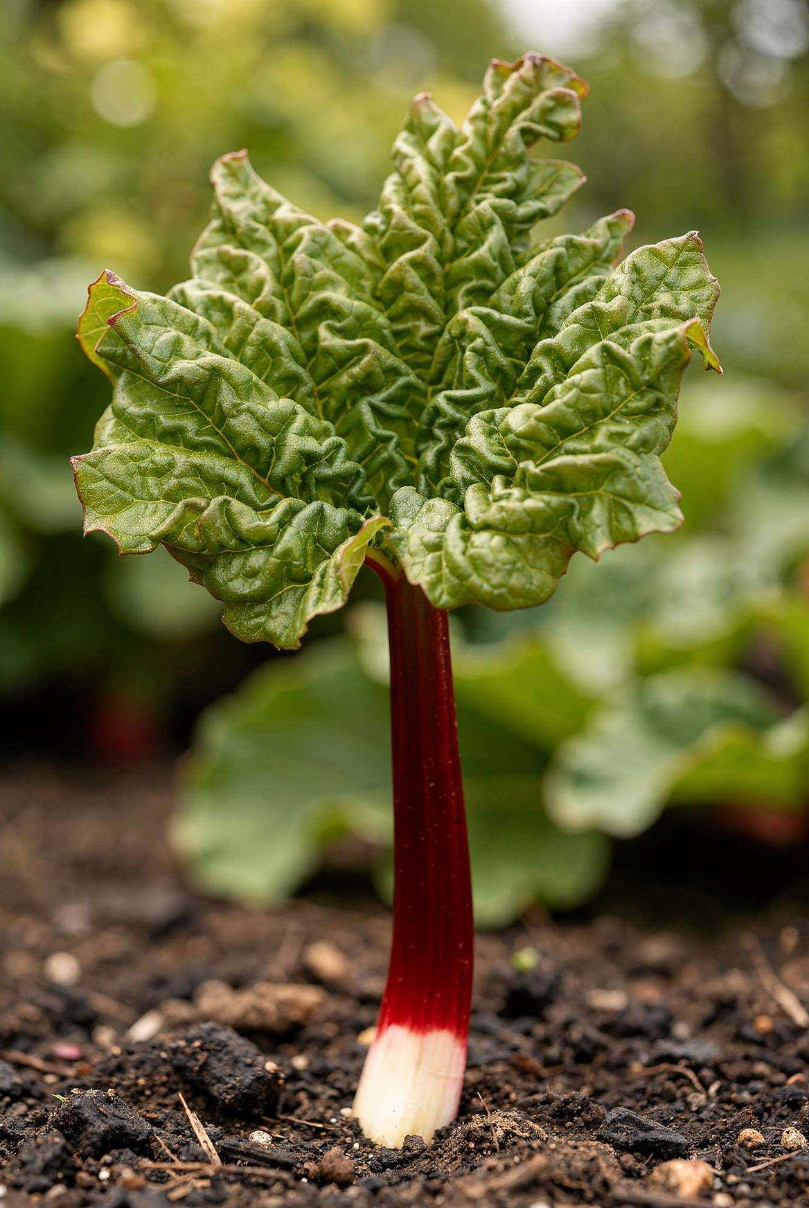 Rheum rhabarbarum — hero (chairman regenerate)